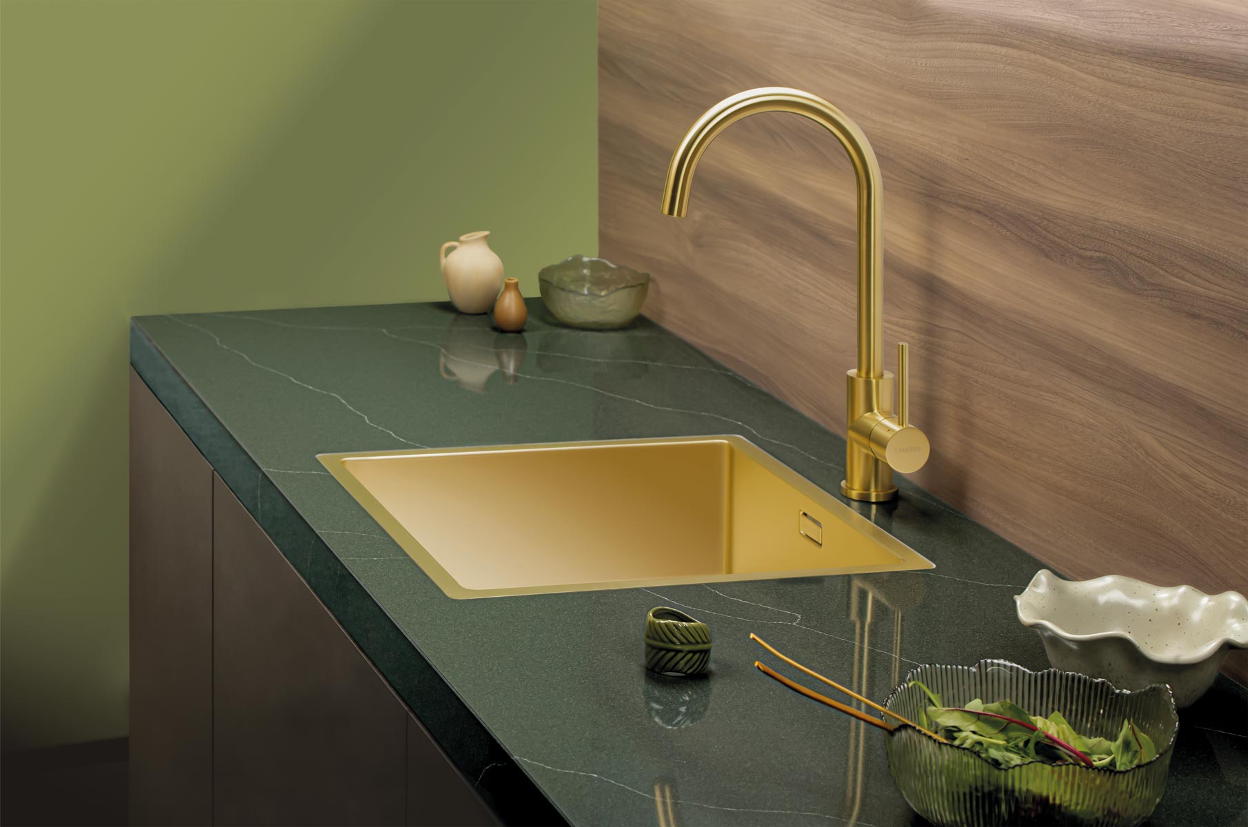 Cosmolite Green Artemis keukenblad Cosmolite Green Artemis keukenblad